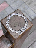 Natural white crystal bracelet for women transparent beads Brazilian crystal bracelet collector's grade