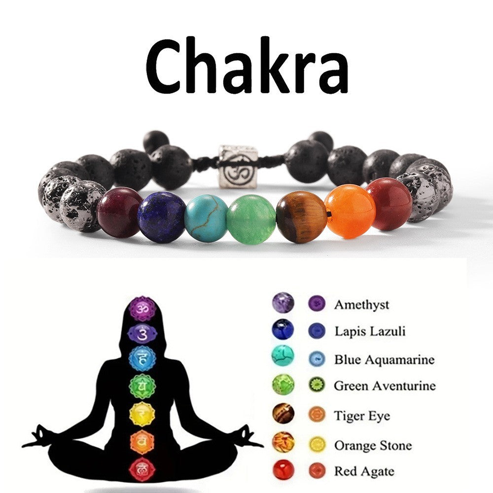Hand-Woven Double-Layer Crystal Bracelet — Bohemian Style Cord Wristband