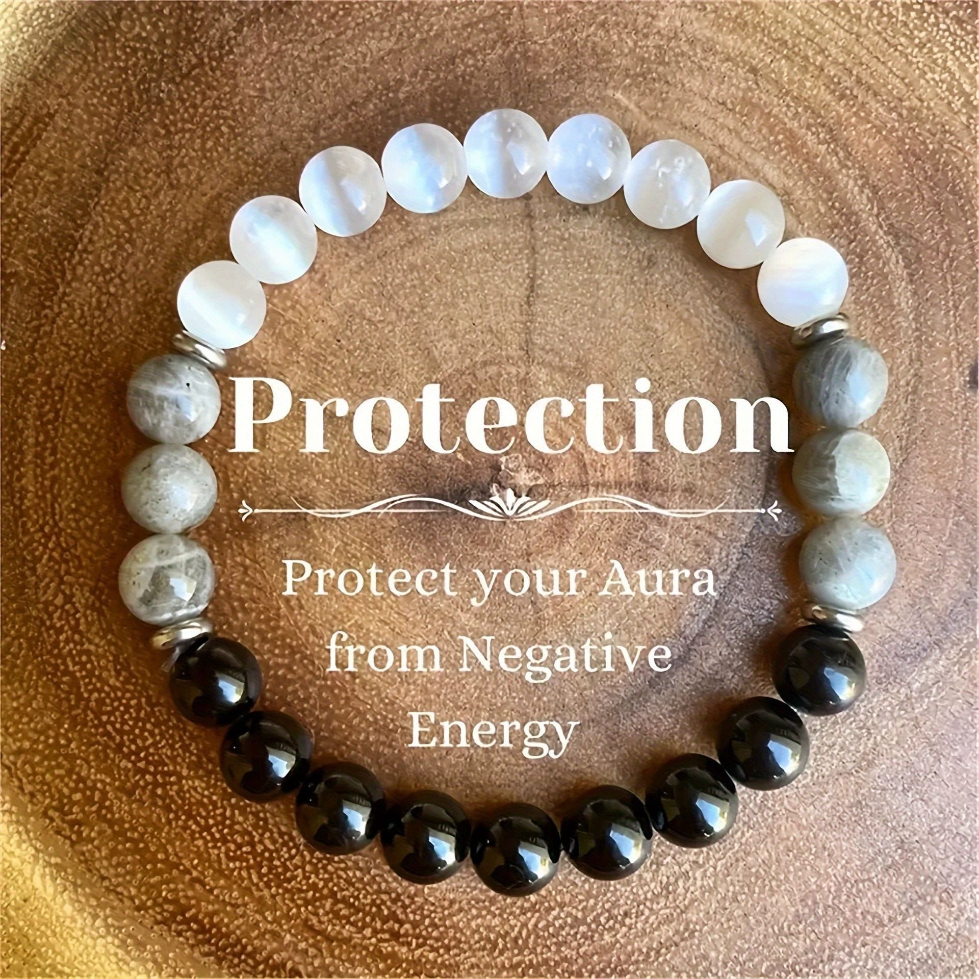 Natural Stone Bracelet: Tiger's Eye, Citrine, and Green Aventurine—Premium Beaded Wristlet