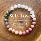 Natural Stone Bracelet: Tiger's Eye, Citrine, and Green Aventurine—Premium Beaded Wristlet