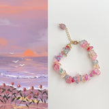 Dopamine  Handmade Design-Style Colored Natural Stone Chips and Glass Powder