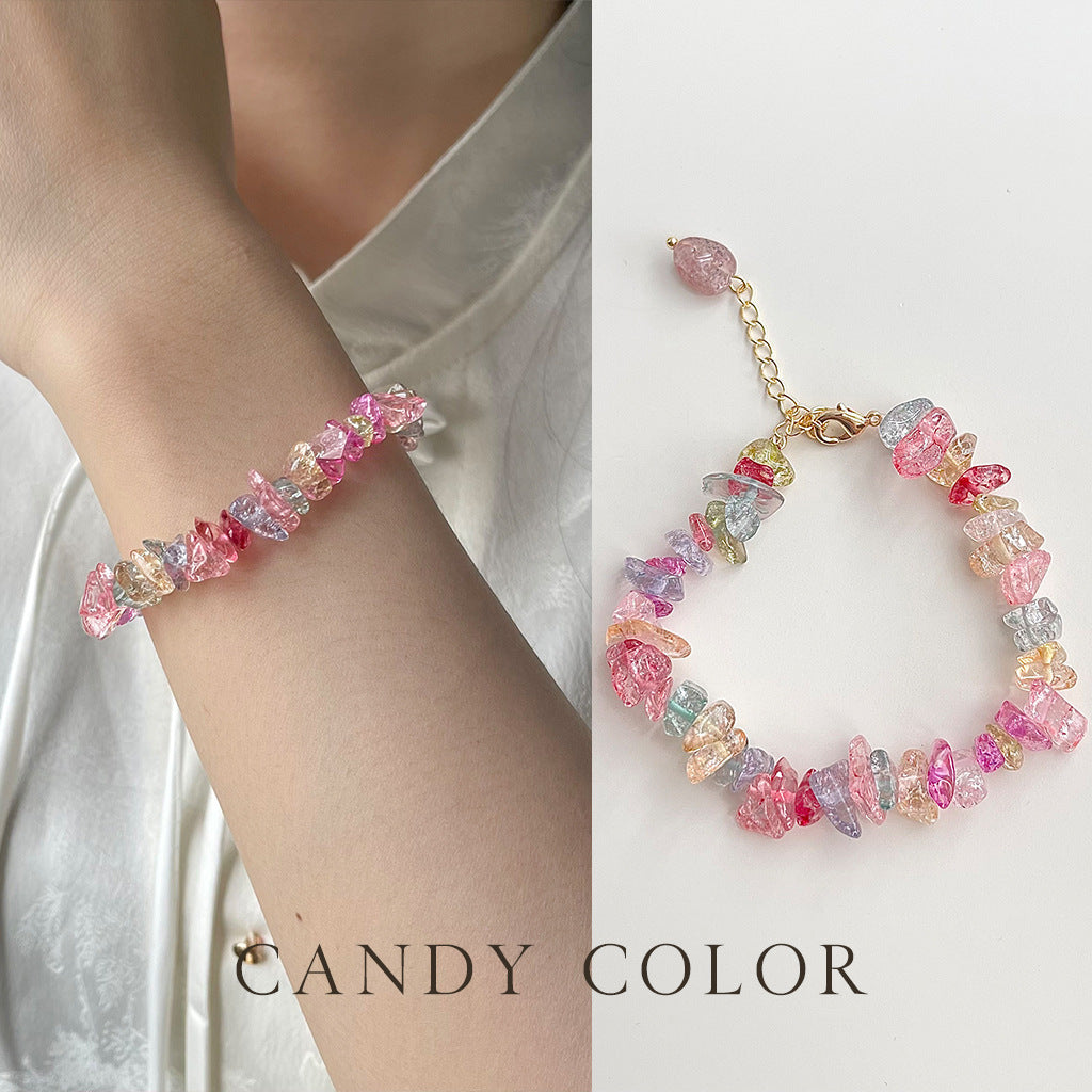 Dopamine  Handmade Design-Style Colored Natural Stone Chips and Glass Powder