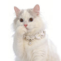 Lolita-style lace pearl cat necklace pet dog collar