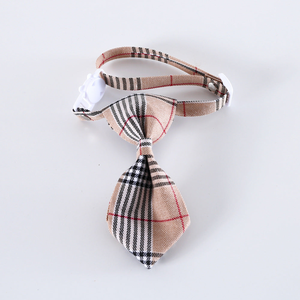 Sparkle Star Pet Bow Tie Collar | Adjustable Dog & Cat Necktie