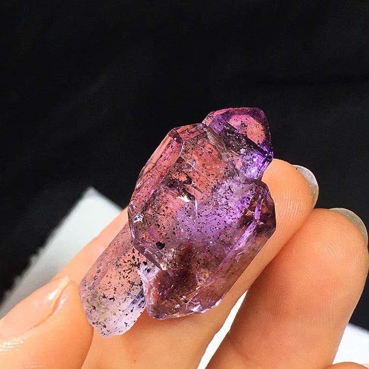 Natural Mexican "Cruz" Amethyst Mineral Specimen — High-Frequency Seed Crystal for Lemurian Meditation
