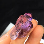 Natural Mexican "Cruz" Amethyst Mineral Specimen — High-Frequency Seed Crystal for Lemurian Meditation