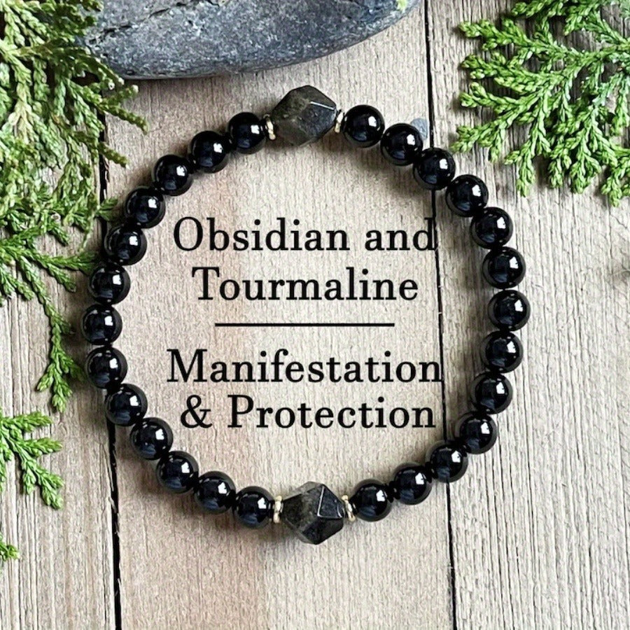 Natural Stone Bracelet: Tiger's Eye, Citrine, and Green Aventurine—Premium Beaded Wristlet